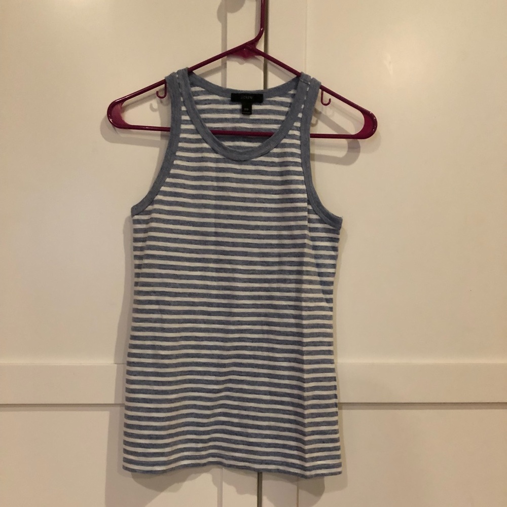 Jcrew super soft striped tank